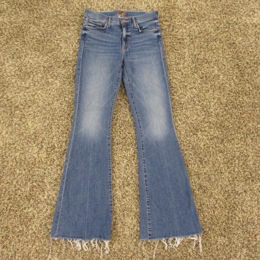 MOTHER Blue Flare & Wide Leg Jeans